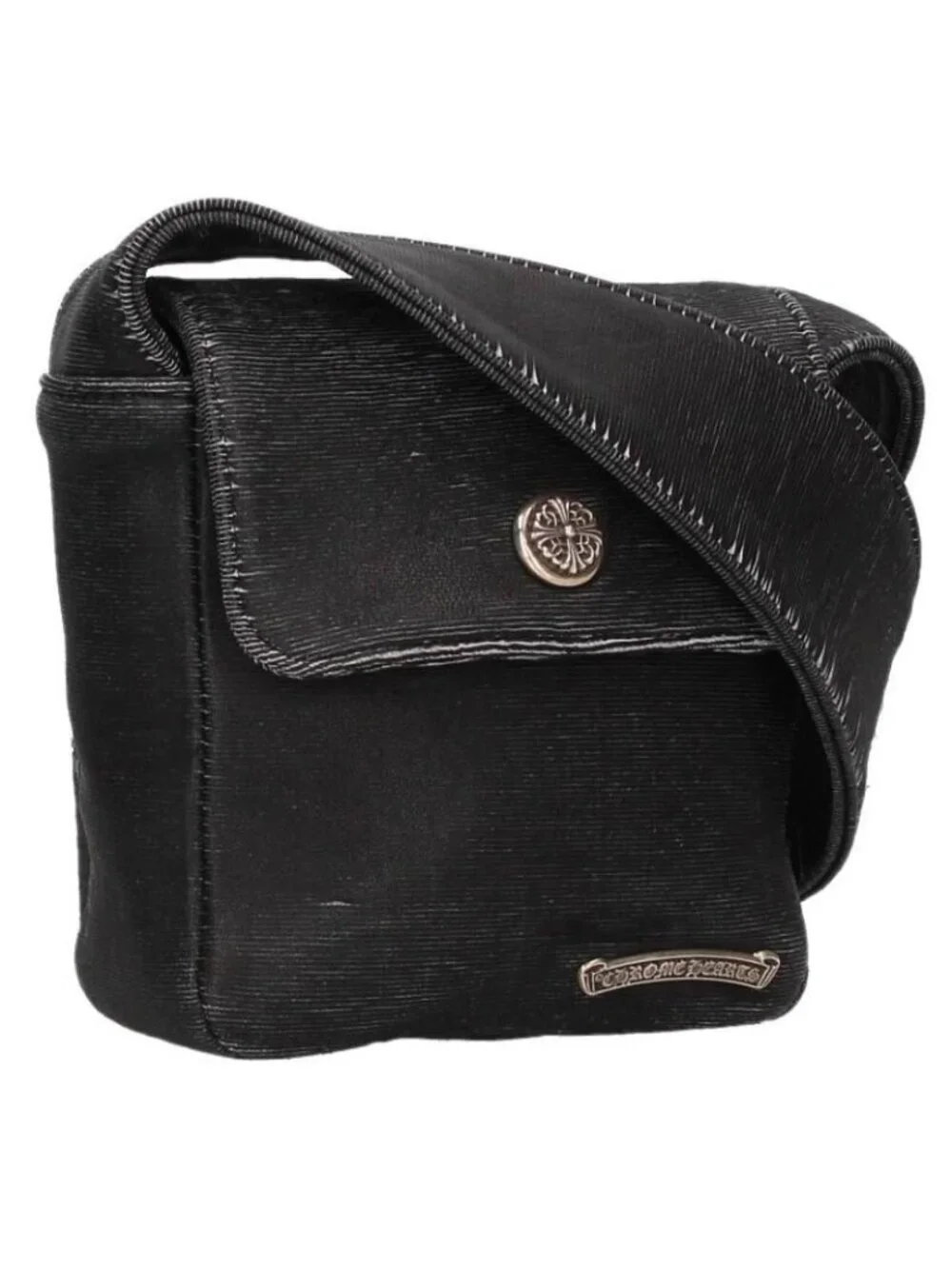 Chrome Hearts Hot Pot Floral Ball Button Leather Destroy Shoulder